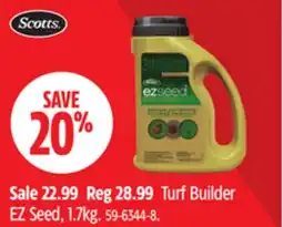 Canadian Tire Scotts Turf Builder EZ Seed offer