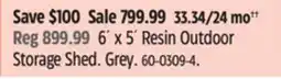 Canadian Tire Keter Resin Outdoor Storage Shed offer