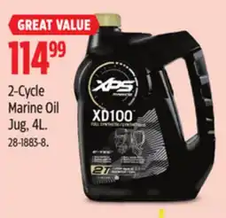 Canadian Tire XPS Performance oils 2-Cycle Marine Oil Jug offer