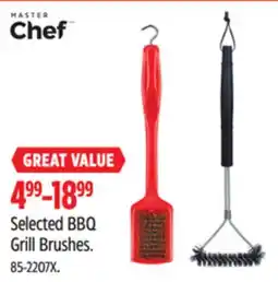 Canadian Tire MASTER CHEF Selected BBQ Grill Brushes offer
