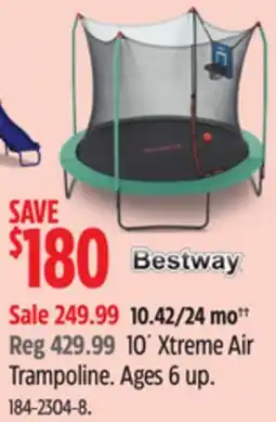Canadian Tire BESTWAY 10´ Xtreme Air Trampoline offer