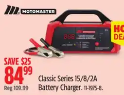 Canadian Tire Classic Series 15/8/2A Battery Charger offer
