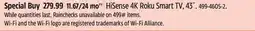 Canadian Tire HiSense 4K Roku Smart TV offer