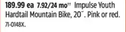 Canadian Tire Supercycle Impulse Youth Hardtail Mountain Bike, 20 offer