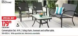 Canadian Tire For Living Conversation Set, 4-Pc offer