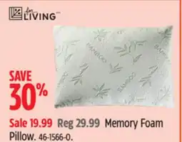 Canadian Tire Memory Foam Pillow offer