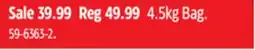 Canadian Tire 4.5kg Bag offer
