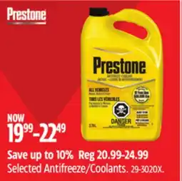 Canadian Tire Selected Antifreeze/Coolants offer