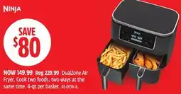 Canadian Tire Ninja DualZone Air Fryer offer