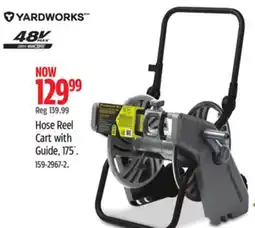 Canadian Tire Yardworks Hose Reel Cart with Guide offer