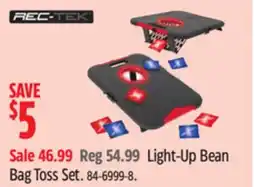 Canadian Tire Rec-Tek Light-Up Bean Bag Toss Set offer
