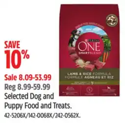 Canadian Tire PURINA Selected Dog and Puppy Food and Treats offer