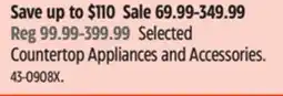 Canadian Tire KITCHENAID Selected Countertop Appliances and Accessories offer