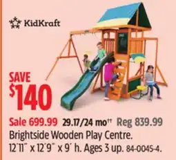 Canadian Tire Kidkraft Brightside Wooden Play Centre offer