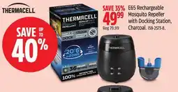 Canadian Tire Thermacell E65 Rechargeable Mosquito Repeller with Docking Station Charcoal offer