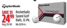 Canadian Tire TaylorMade Rocketballz Speed Golf Balls offer