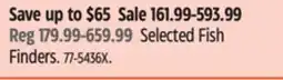 Canadian Tire Selected Fish Finders offer