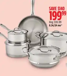 Canadian Tire 9-Pc Stainless-Steel Cookset offer