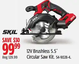 Canadian Tire SKIL 12V Brushless 5.5Circular Saw Kit offer