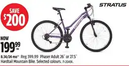 Canadian Tire STRATUS Phaser Adult 26˝ or 27.5˝ Hardtail Mountain Bike offer