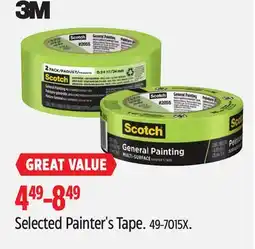 Canadian Tire 3M Selected Painter's Tape offer
