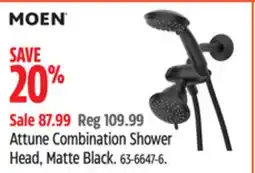 Canadian Tire MOEN Attune Combination Shower Head offer