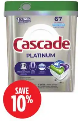 Canadian Tire Platinum ActionPacs Dishwasher Detergent with Dawn offer