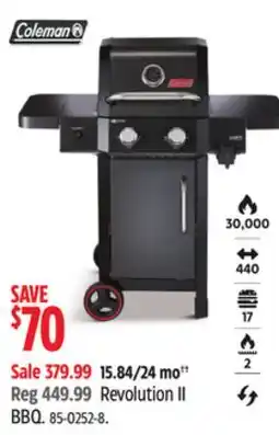 Canadian Tire Coleman Revolution II BBQ offer