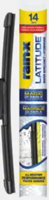 Canadian Tire Rain-X Latitude Water Repellent Wiper Blades offer