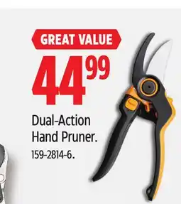 Canadian Tire Fiskars Dual-Action Hand Pruner offer