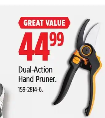 Canadian Tire Fiskars Dual-Action Hand Pruner offer