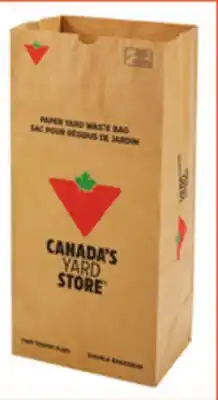 Canadian Tire Yard Waste Bag offer