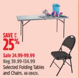 Canadian Tire FOR LIVING Selected Folding Tables and Chairs offer