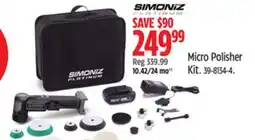 Canadian Tire Micro Polisher Kit offer