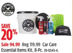 Canadian Tire Chemical Guys Car Care Essential Items Kit offer
