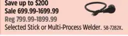 Canadian Tire Selected Stick or Multi-Process Welder offer