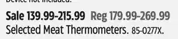 Canadian Tire Selected Meat Thermometers offer