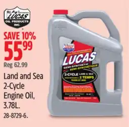 Canadian Tire Land and Sea 2-Cycle Engine Oil offer