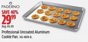 Canadian Tire Paderno Professional Uncoated Aluminum Cookie Pan offer