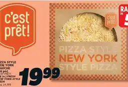 IGA C'EST PRÊT! FRESH NEW YORK-STYLE PIZZA offer