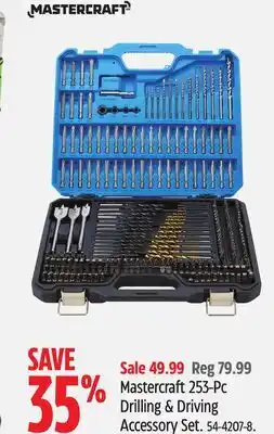 Canadian Tire Mastercraft 253-Pc Drilling & Driving Accessory Set offer