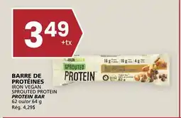Rachelle-Bery Grocery IRON VEGAN SPROUTED PROTEIN PROTEIN BAR offer