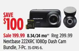 Canadian Tire Nextbase 222XRC 1080p Dash Cam Bundle, 7-Pc offer