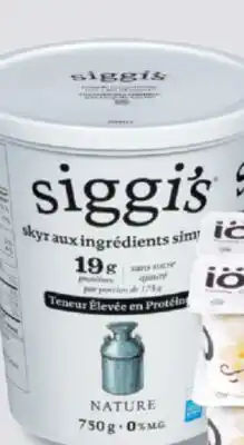 IGA SIGGI'S SKYR YOGURT offer