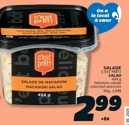 IGA C'EST PRÊT! SALAD offer