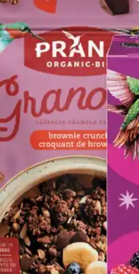 IGA PRANA GRANOLOVE GRANOLA. ORGANIC AND FAIR TRADE OAT offer