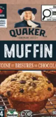 IGA QUAKER COOKIE, MUFFIN OR PANCAKE MIX offer
