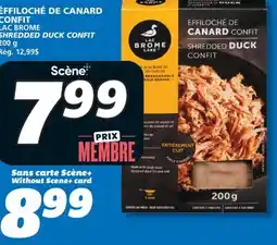 IGA LAC BROME SHREDDED DUCK CONFIT offer