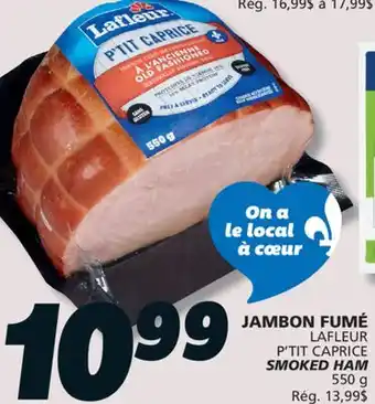 IGA LAFLEUR SMOKED HAM offer