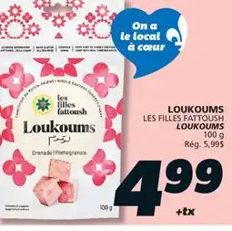 IGA LES FILLES FATTOUSH LOUKOUMS offer